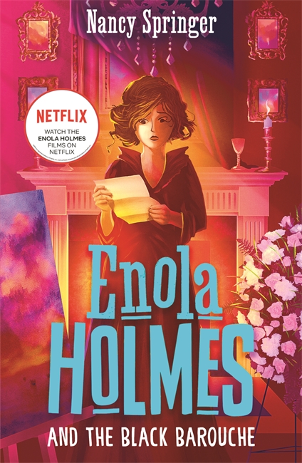 Book cover for Enola Holmes and the Black Barouche (Book 7)
