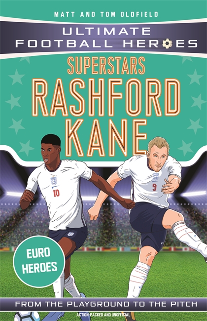 Book cover for Rashford / Kane (Ultimate Football Heroes - the Number 1 football series) - UEFA Euro edition