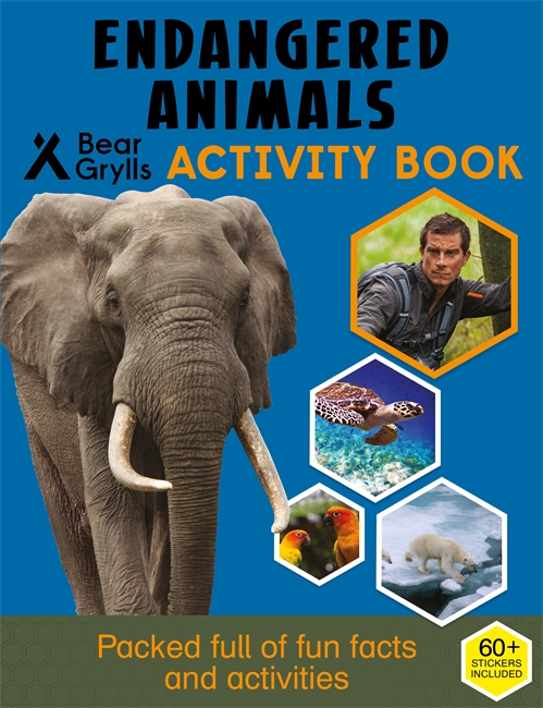 Book cover for Bear Grylls Sticker Activity: Endangered Animals