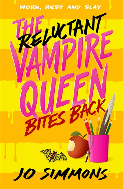 Book cover for The Reluctant Vampire Queen Bites Back (The Reluctant Vampire Queen 2)