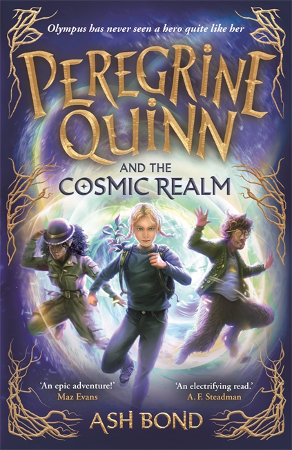 Book cover for Peregrine Quinn and the Cosmic Realm