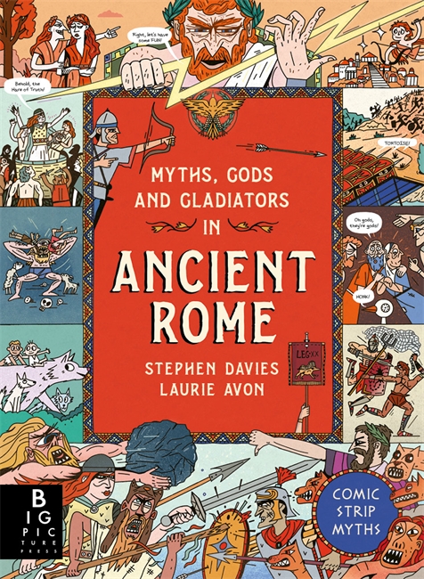 Book cover for Myths, Gods and Gladiators in Ancient Rome