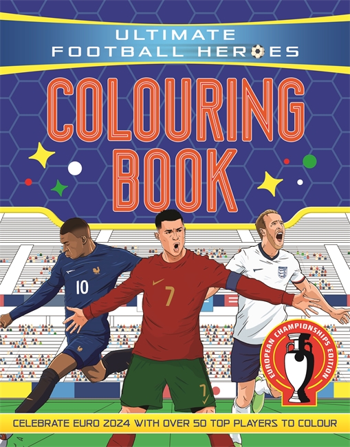 Book cover for Ultimate Football Heroes Colouring Book
