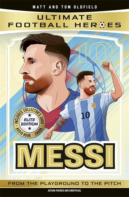 Book cover for Ultimate Football Heroes: Messi (Elite Edition)