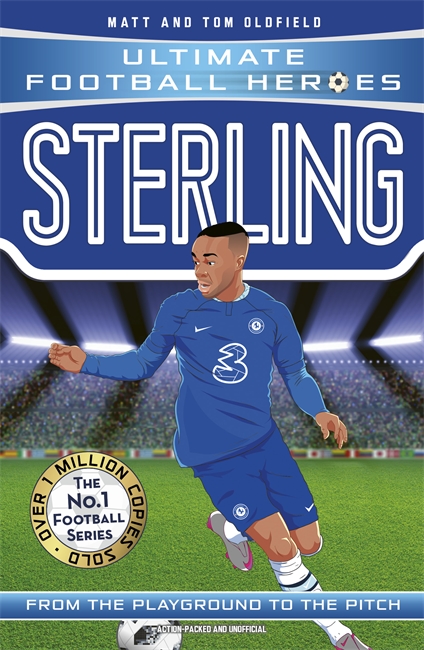 Book cover for Sterling (Ultimate Football Heroes - the No. 1 football series): Collect them all!