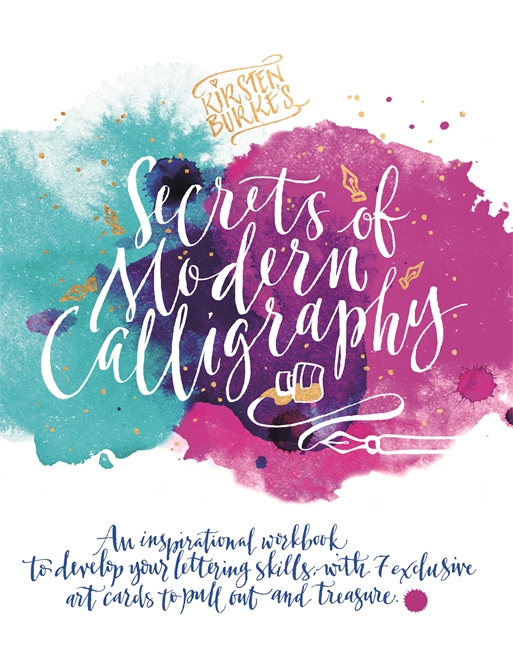 Book cover for Kirsten Burke's Secrets of Modern Calligraphy