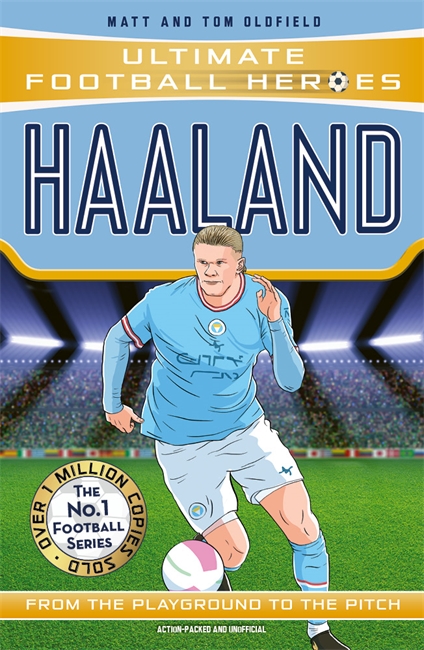 Book cover for Haaland (Ultimate Football Heroes - The No.1 football series)