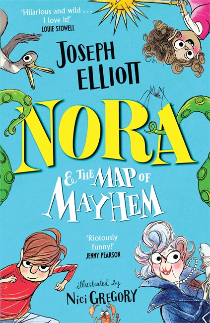 Book cover for Nora and the Map of Mayhem