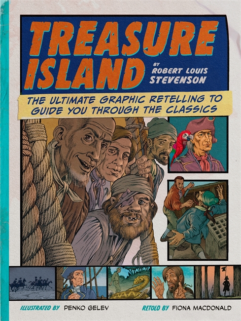 Book cover for Classic Comics: Treasure Island