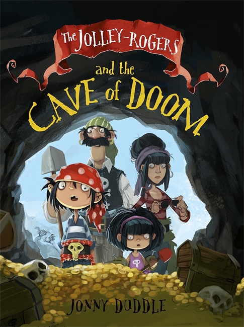 Book cover for The Jolley-Rogers and the Cave of Doom