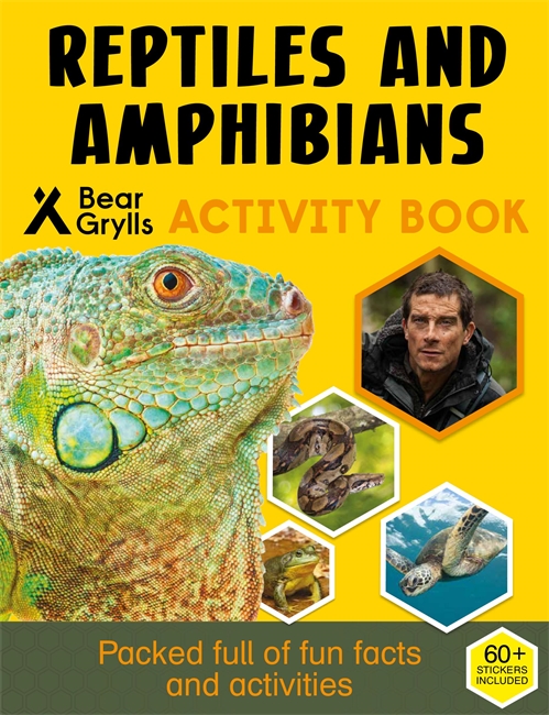 Book cover for Bear Grylls Sticker Activity: Reptiles & Amphibians