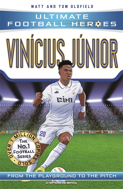Book cover for Vinícius Júnior (Ultimate Football Heroes - The No.1 football series)