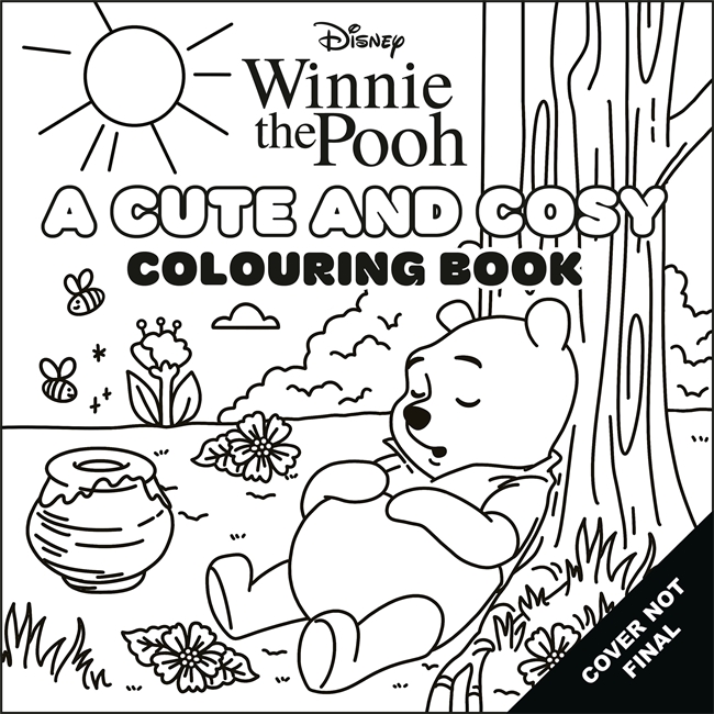 Book cover for Disney Winnie the Pooh: A Cute and Cosy Colouring Book