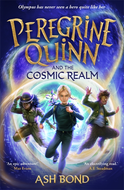 Book cover for Peregrine Quinn and the Cosmic Realm