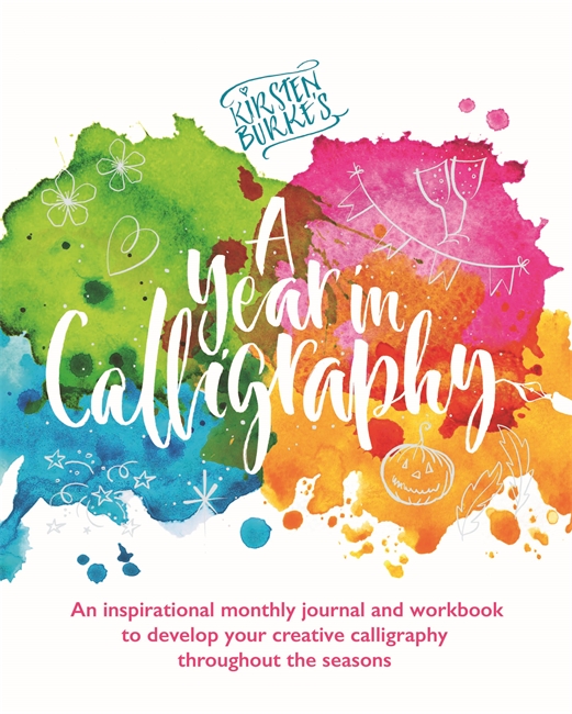 Book cover for Kirsten Burke's A Year in Calligraphy