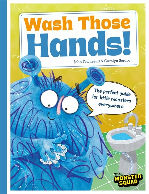 Book cover for Monster Manners: Wash Those Hands!