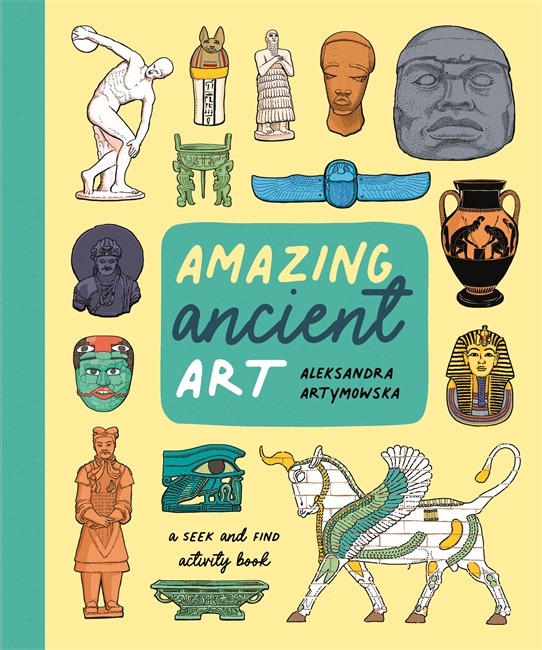 Book cover for Amazing Ancient Art: A Seek-and-Find Activity Book