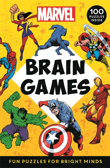 Book cover for Marvel Brain Games