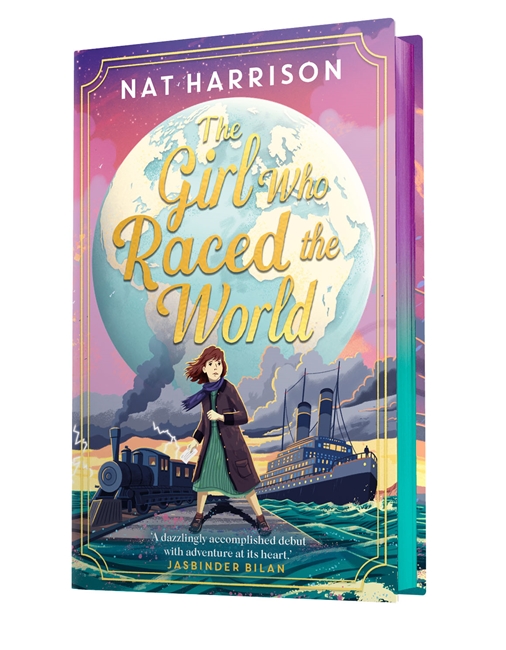 Book cover for The Girl Who Raced the World