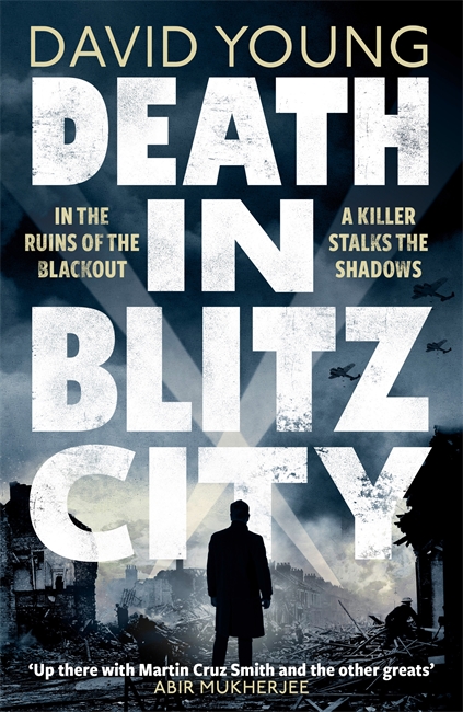 Book cover for Death in Blitz City