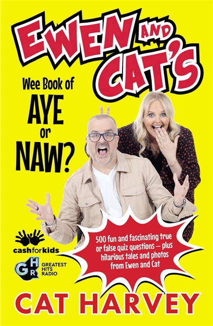 Book cover for Ewen and Cat's Wee Book of Aye or Naw?