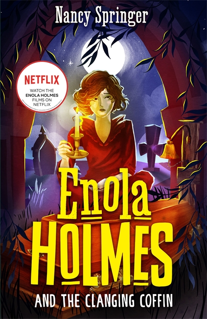 Book cover for Enola Holmes and the Clanging Coffin (Book 10)