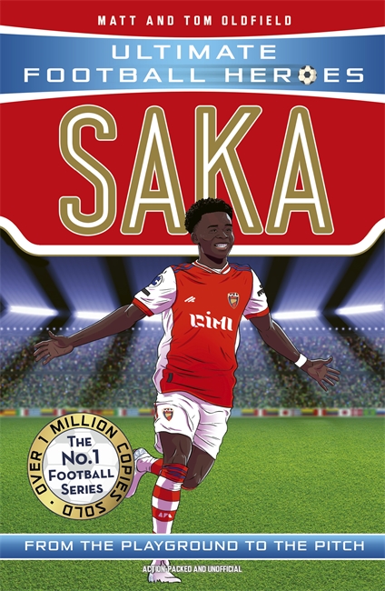 Book cover for Saka (Ultimate Football Heroes - The No.1 football series)