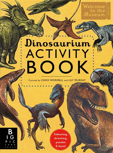 Book cover for Dinosaurium Activity Book