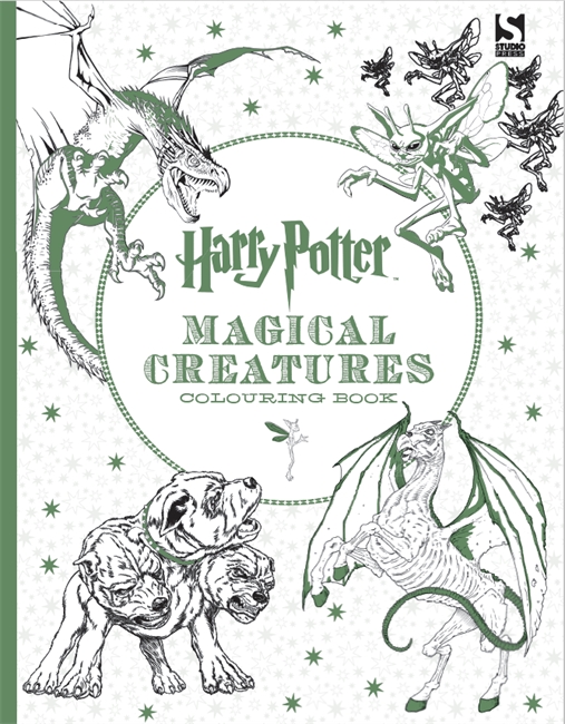 Book cover for Harry Potter Magical Creatures Colouring Book