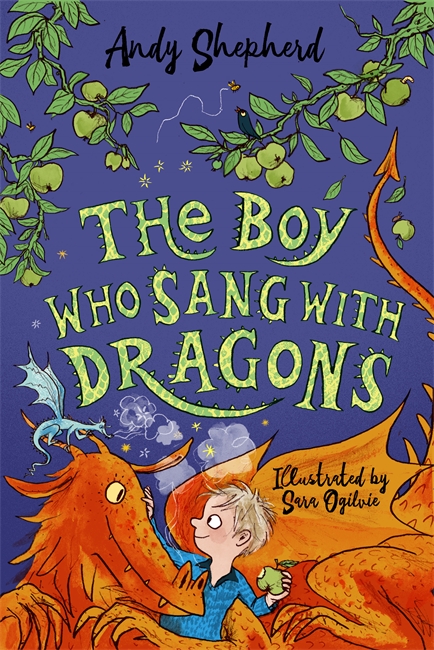 Book cover for The Boy Who Sang with Dragons (The Boy Who Grew Dragons 5)