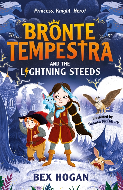 Book cover for Bronte Tempestra and the Lightning Steeds