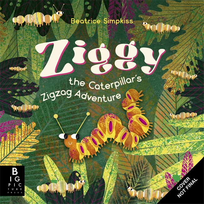 Book cover for Ziggy the Caterpillar’s Zigzag Adventure