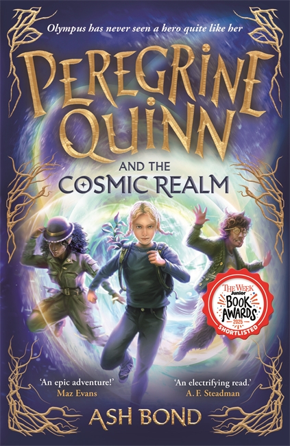 Book cover for Peregrine Quinn and the Cosmic Realm