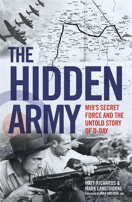 Book cover for The Hidden Army - MI9's Secret Force and the Untold Story of D-Day