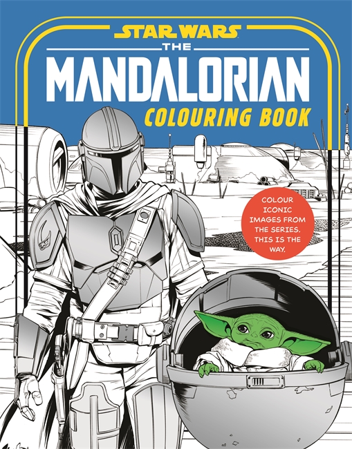 Book cover for Star Wars: The Mandalorian Colouring Book