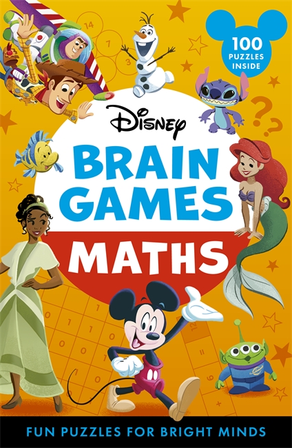 Book cover for Disney Brain Games: Maths