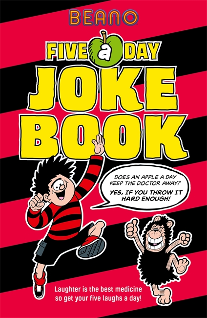 Book cover for Beano Five-a-Day Joke Book