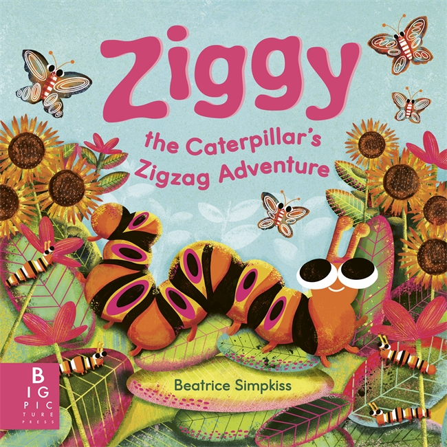 Book cover for Ziggy the Caterpillar’s Zigzag Adventure