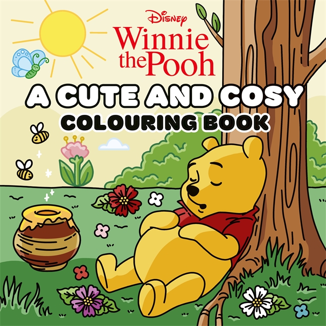 Book cover for Disney Winnie the Pooh: A Cute and Cosy Colouring Book